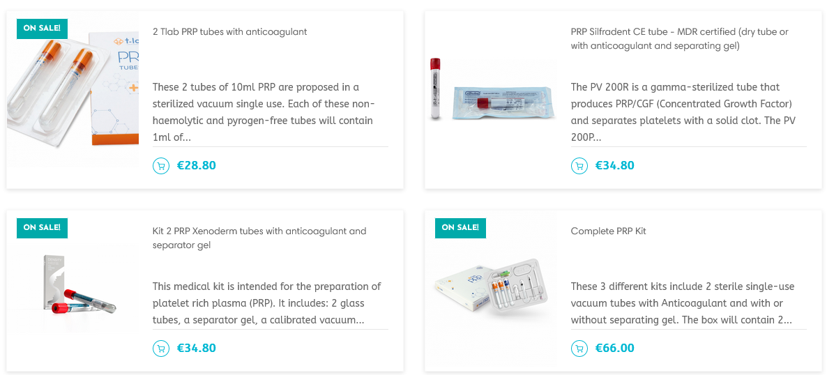 acheter du PRP en ligne