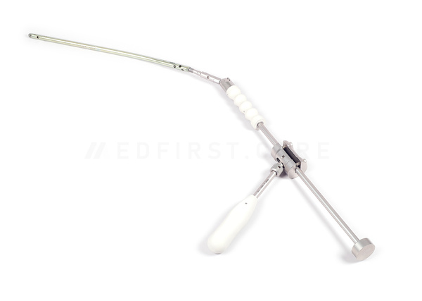 Mise en place et verrouillage de la poignée intermédiaire