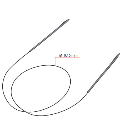 reconstruction de l'oreille fil d'acier