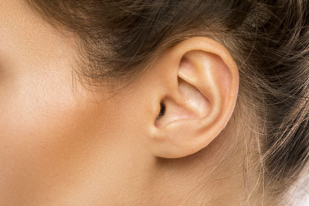 Vue d'une oreille sans besoin de chirurgie