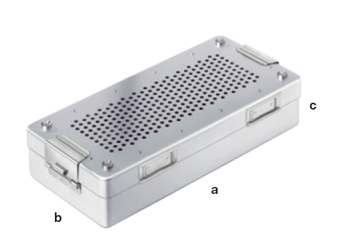 Petit container alluminium à couvercle perforé