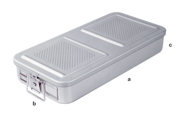 Conteneur aluminium avec couvercle perforé