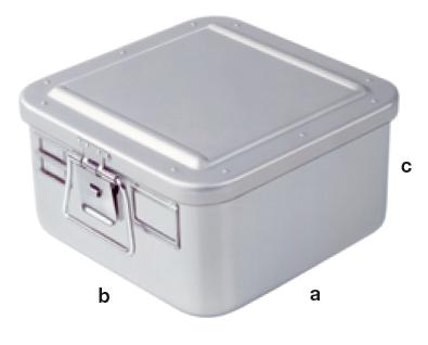 petit Container alluminium pour l'évacuation sèche et humide