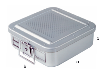 petit Container alluminium avec couvercle perforé