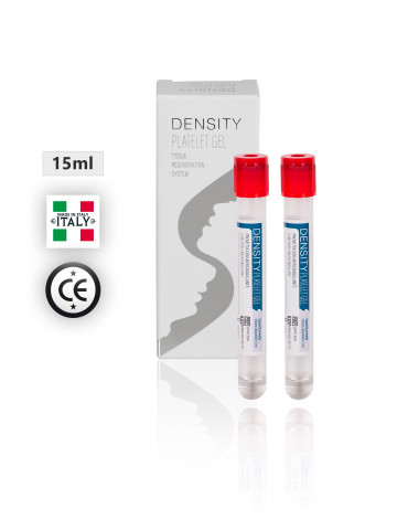 2 Tubes PRP 15ml Xenoderm avec anticoagulant, sans gel séparateur