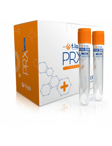Tubes PRF T-Lab PRX 10ml - Préparation de la fibrine riche en plaquettes