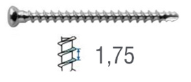 vis corticale autotarodeuse de 3.5mm