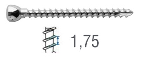 vis corticale autotarodeuse de 4.5mm